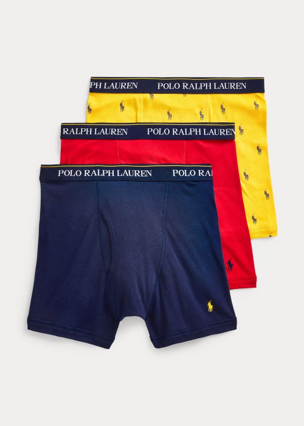 Polo Ralph Lauren Wicking 3-Pack Underbukser Herre Danmark (FBPYL6857)